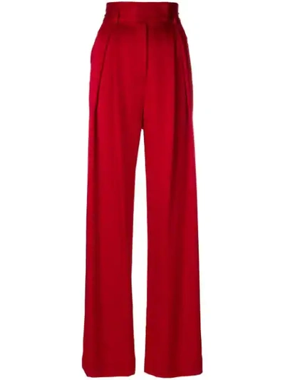 Styland High-waisted Trousers - Red