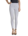 Lyssé Toothpick Denim Leggings In Grey Tie Dye