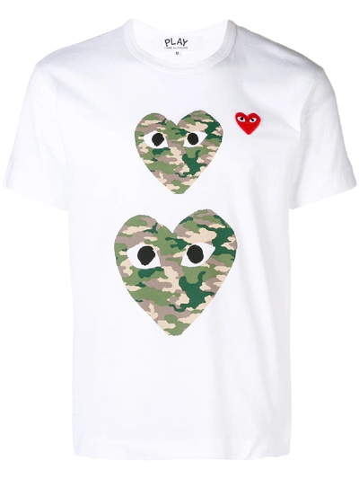 Comme Des Garçons Play White