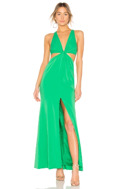 Jay Godfrey Laval Gown In Green