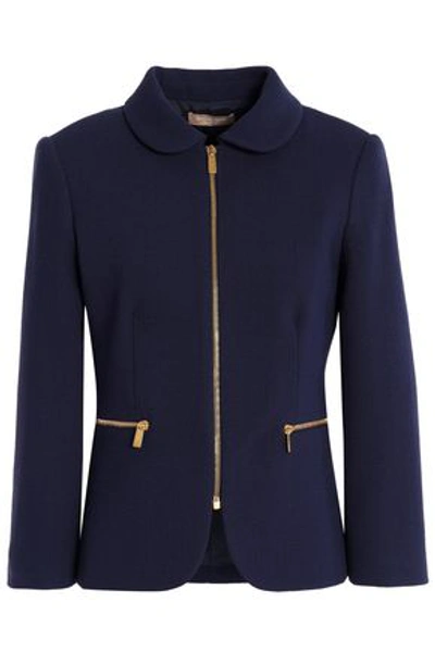Michael Kors Woman Wool-blend Jacket Navy