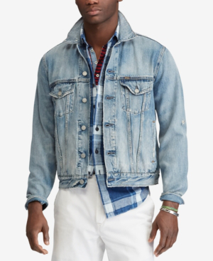 polo ralph lauren men's denim trucker jacket