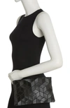 Patrizia Luca Slanted Square Convertible Belt Bag In Matte Black