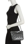 Patrizia Luca Slanted Square Convertible Clutch In Matte Charcoal