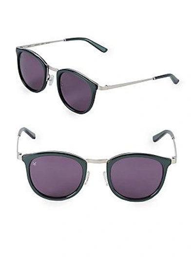 Smoke X Mirrors Logo 49mm Square Sunglasses