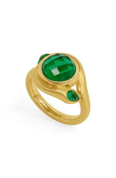 Dean Davidson Eterna Ring In Verdant Green/gold