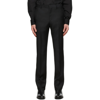 Givenchy Black Mohair Woven Trousers