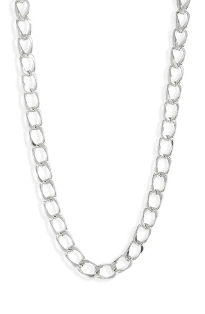 Nordstrom Demi Fine Chunky Chain Necklace In Sterling Silver Plated