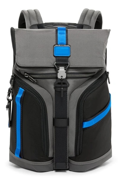 Tumi Alpha Bravo Logistics Backpack In Grey/blue
