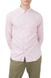 Ben Sherman Signature Organic Cotton Button-down Oxford Shirt In Light Pink