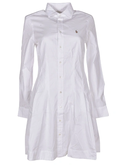 Polo Ralph Lauren Oxford Shirt Dress In White | ModeSens