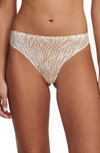 Chantelle Lingerie Soft Stretch Thong In Desert Sand Print-a3