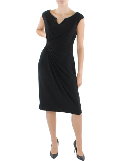 formal black plus size dresses Connected Apparel Black Red 20W Sale – The Dress Outlet main image 1