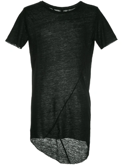 Army Of Me Longline High Low T-shirt - Black