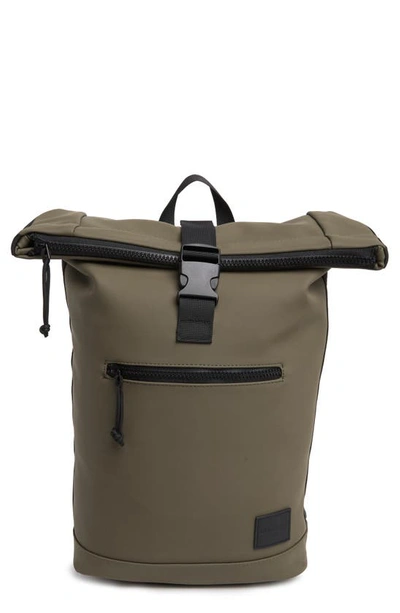 Duchamp Roll Top Backpack In Olive