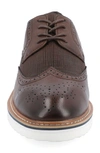 Vance Co. Warrick Wingtip Derby In Chocolate