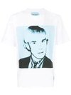 Calvin Klein Jeans Est.1978 Andy Warhol Print T-shirt In White/blue