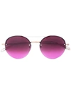 Garrett Leight Beaumont Sunglasses In Red