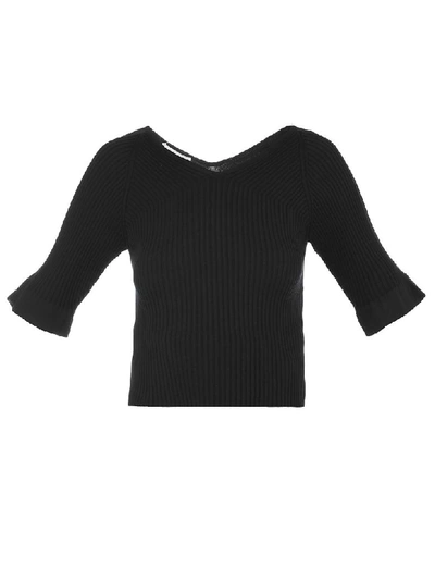 3.1 Phillip Lim / フィリップ リム Silk And Cotton Top In Black