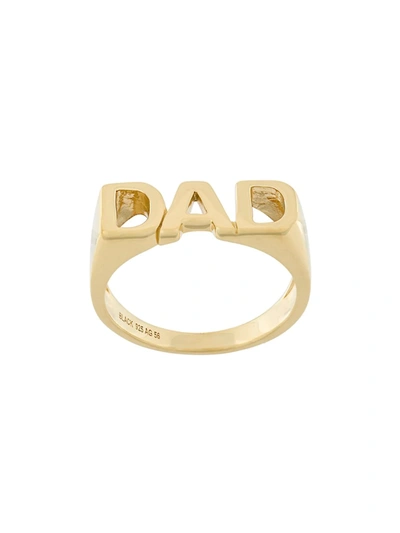 Maria Black Dad 22ct Yellow Gold-plated Sterling Silver Ring