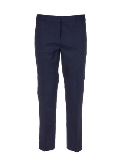 Michael Michael Kors Cropped Tailored Trousers In Blue