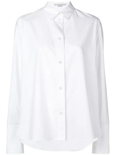 Stella Mccartney Woman Draped Organic Cotton Shirt White