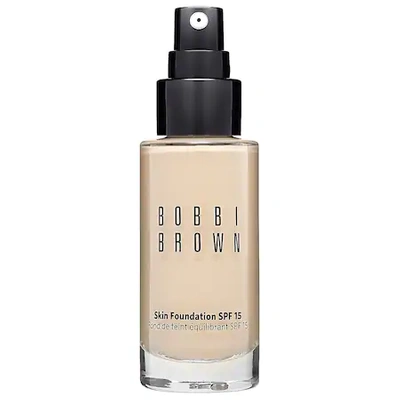 Bobbi Brown Skin Oil-free Liquid Foundation With Broad Spectrum Spf 15 Sunscreen In Warm Ivory 1 (very Light Beige With Yellow Undertones)