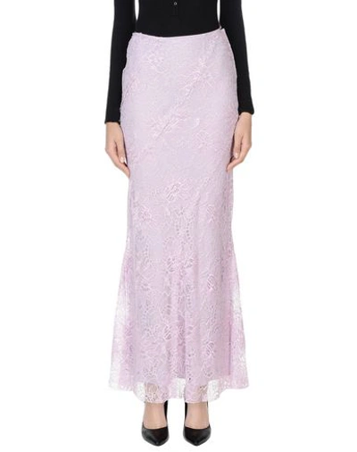 Alberta Ferretti Maxi Skirts In Lilac