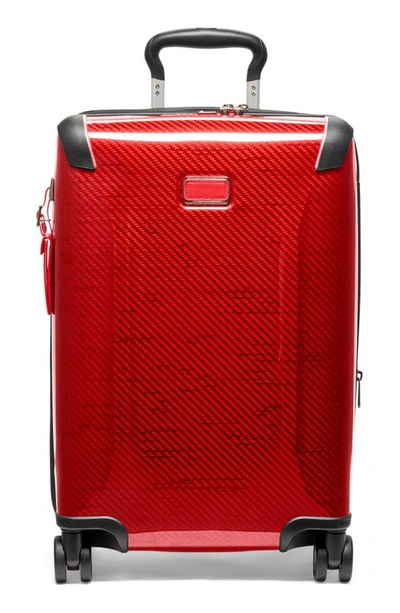 Tumi 22-inch Tegra-lite® International Expandable 4 Wheel Carry-on Bag In Blaze Red