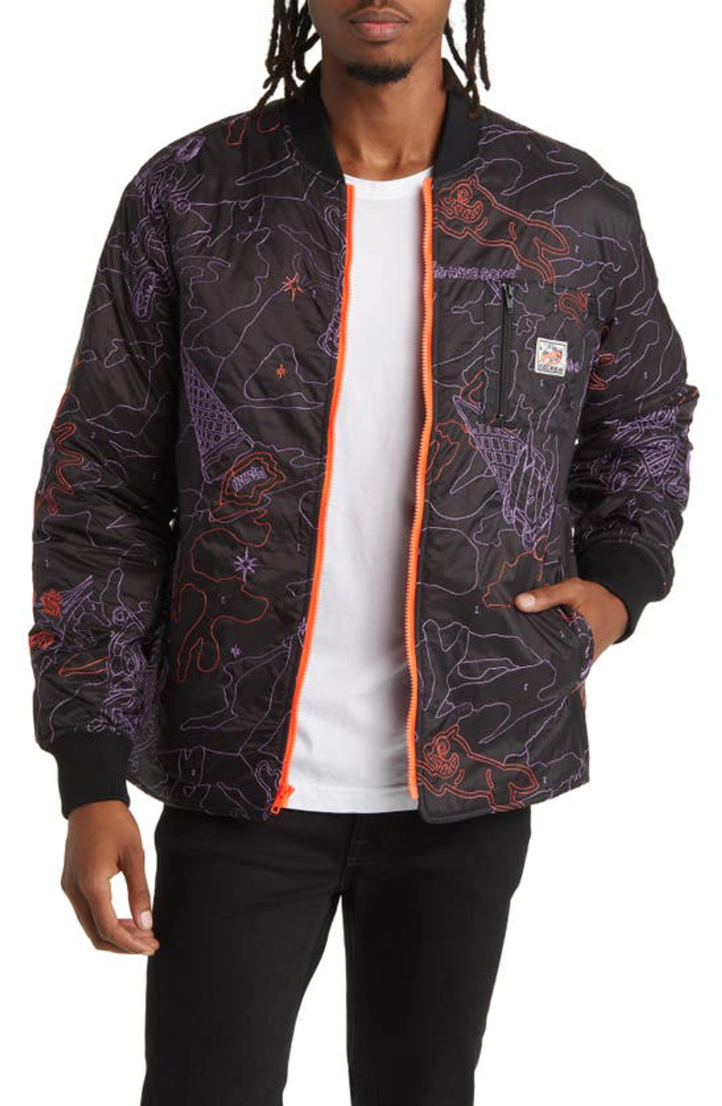 Icecream Skim Milk Bomber Jacket In Black | ModeSens