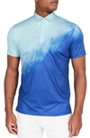 Redvanly Ruxton Ombré Performance Golf Polo In Limoges