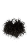 L'alingi Feather Top Handle Bag In Black