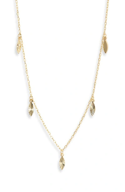 Argento Vivo Shaky Charm Necklace In Gold