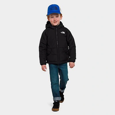 The North Face Toddler & Little Kids Reversible Perrito Hooded Jacket In Black