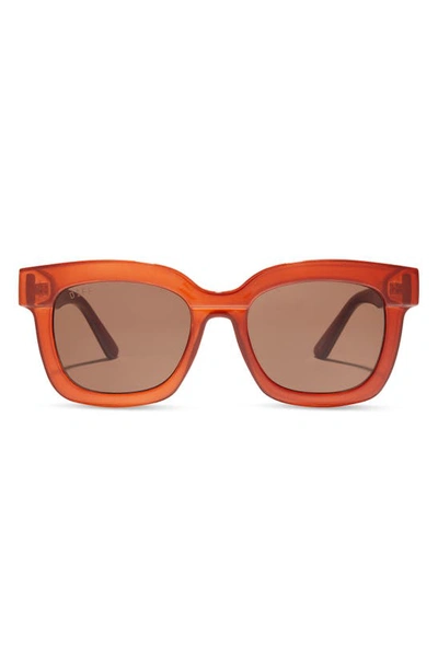 Diff 56mm Makay Square Sunglasses In Nutshell