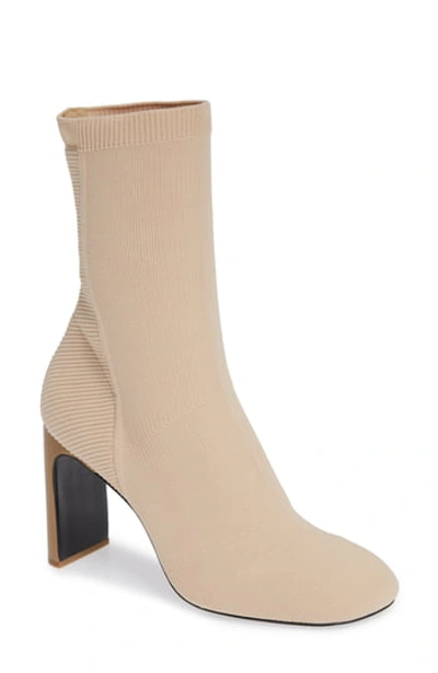 Rag & Bone Ellis Slim-knit Ankle Boot In Nude