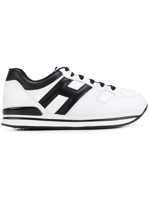 Hogan Lateral Logo Sneakers In White | ModeSens