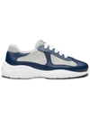 Prada American Cup Sneakers In Bluette|blu