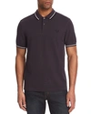 Fred Perry Twin Tipped Polo - Slim Fit In Black Grape