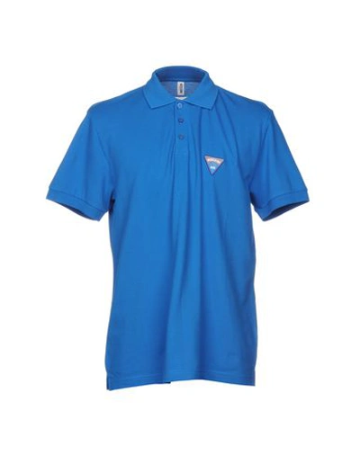 Moschino Polo Shirts In Blue