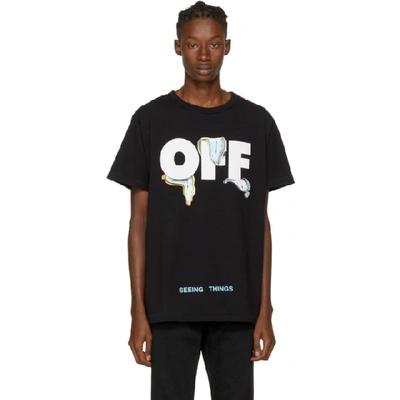 Off-white Black Not Real Watches T-shirt In 1088 Black  Multicol