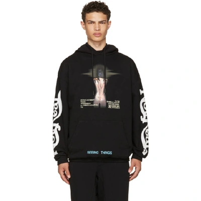 Off-white Black 'woman' Movie Over Hoodie