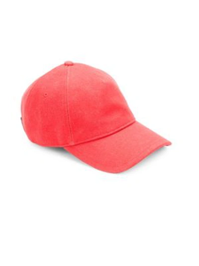 Rag & Bone Marilyn Baseball Cap In Red