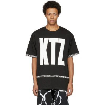 Ktz Black  Letter T-shirt