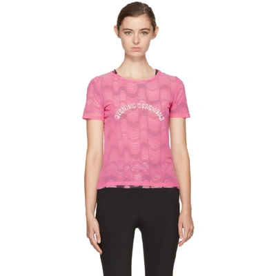 Opening Ceremony Pink Double Layer T-shirt