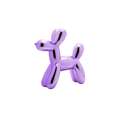 Interior Illusion Plus Interior Illusions Plus Lavender Mini Ceramic Dog Piggy Bank - 7.5" Tall
