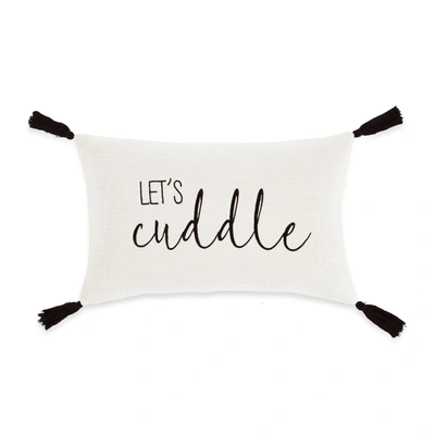 Lush Decor Let's Cuddle Script Decorative Pillow Cover