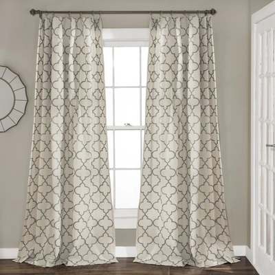Beautiful view of Newyork Trellis Window Curtains