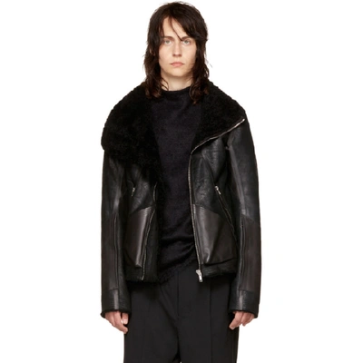ジャケット・アウター RickOwens highneck geo leather jkt 46 7989517?w=400