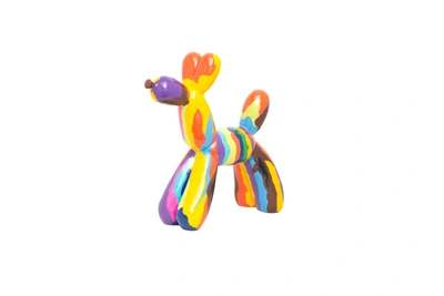 Interior Illusion Plus Interior Illusions Plus Graffiti Resin Dog Sculpture - 12" Tall